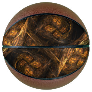 Abstracte kunst van moeder aarde mini basketbal