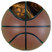 Abstracte kunst van moeder aarde mini basketbal (Rechts)