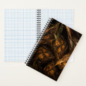 Abstracte kunst van moeder aarde notitieboek (Binnen)