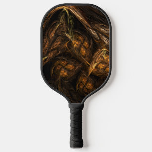 Abstracte kunst van moeder aarde pickleball paddle