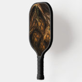 Abstracte kunst van moeder aarde pickleball paddle (Links)