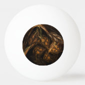 Abstracte kunst van moeder aarde pingpongbal (Achterkant)