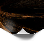 Abstracte kunst van moeder aarde poster (Hoek)