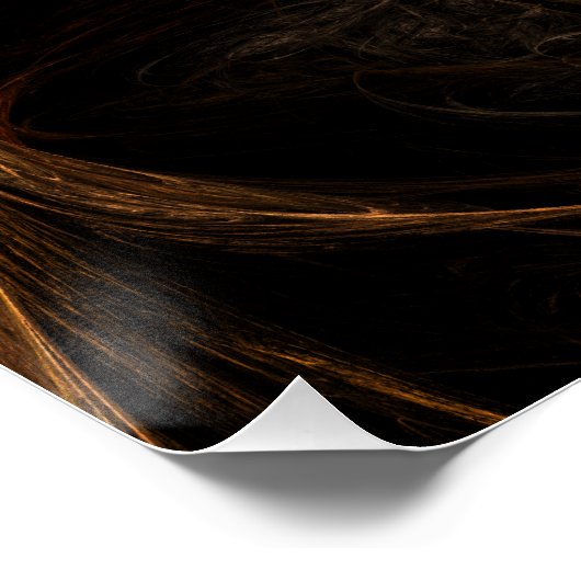 Abstracte kunst van moeder aarde poster (Hoek)