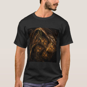 Abstracte kunst van moeder aarde t-shirt