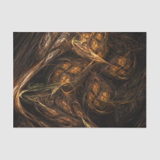 Abstracte kunst van moeder aarde tissuepapier (Voorkant)