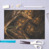 Abstracte kunst van moeder aarde tissuepapier (Craft)