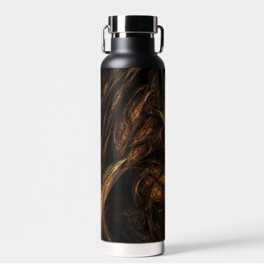 Abstracte kunst van moeder aarde waterfles (Voorkant)