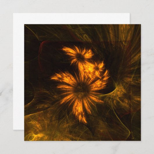 Abstracte kunst van Mystique Garden (Voorkant / Achterkant)