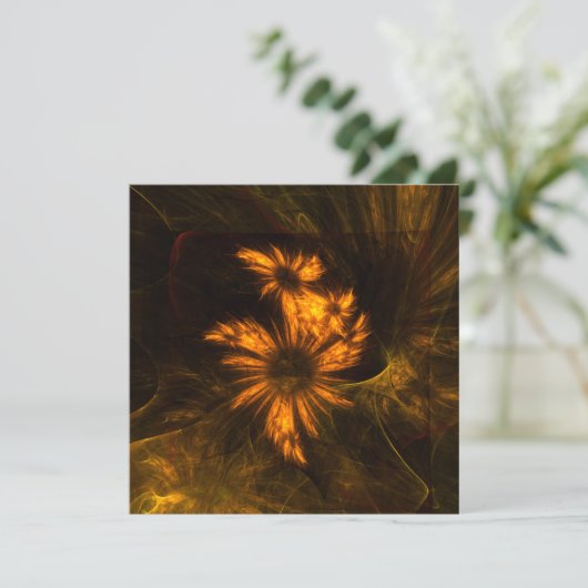 Abstracte kunst van Mystique Garden (Staand voorkant)