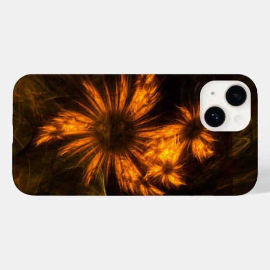 Abstracte kunst van Mystique Garden Case-Mate iPhone Case (Achterkant (horizontaal))