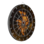 Abstracte kunst van Mystique Garden Dartbord (Voorkant Links)