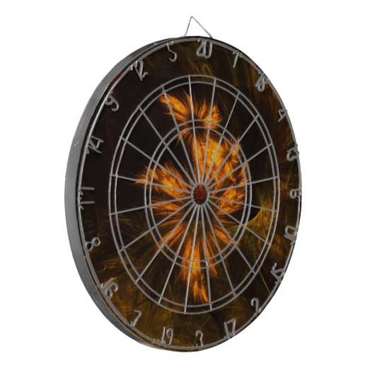 Abstracte kunst van Mystique Garden Dartbord (Voorkant Links)