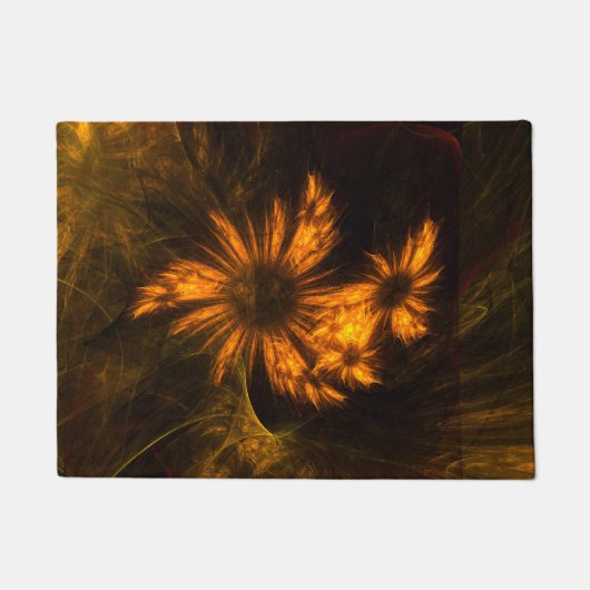 Abstracte kunst van Mystique Garden Deurmat (Voorkant)