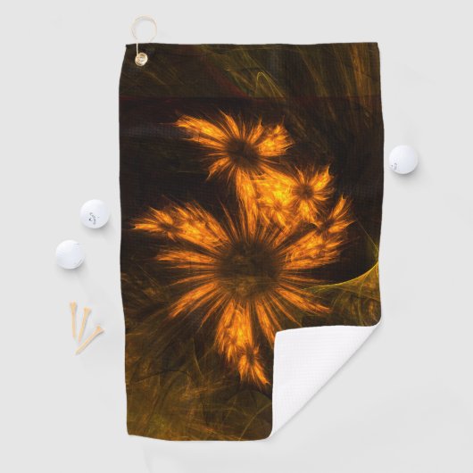 Abstracte kunst van Mystique Garden Golfhanddoek (Insitu)