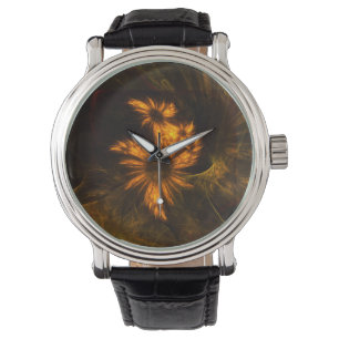 Abstracte kunst van Mystique Garden Horloge
