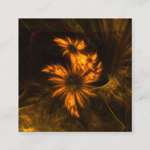 Abstracte kunst van Mystique Garden Informatiekaartje