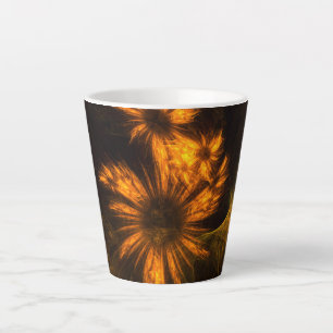 Abstracte kunst van Mystique Garden Latte Mok