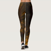 Abstracte kunst van Mystique Garden Leggings (Achterkant)