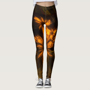 Abstracte kunst van Mystique Garden Leggings