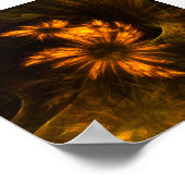 Abstracte kunst van Mystique Garden Poster (Hoek)