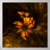 Abstracte kunst van Mystique Garden Poster (Voorkant)