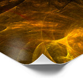 Abstracte kunst van Mystique Garden Poster (Hoek)