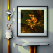 Abstracte kunst van Mystique Garden Poster