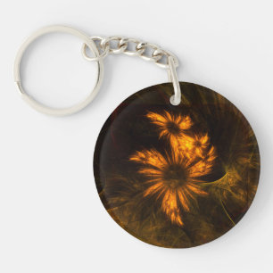 Abstracte kunst van Mystique Garden Sleutelhanger