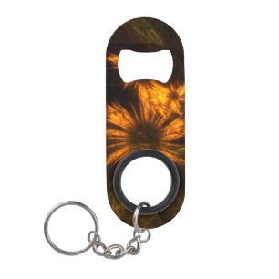 Abstracte kunst van Mystique Garden Sleutelhanger Flessenopener