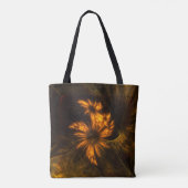 Abstracte kunst van Mystique Garden Tote Bag (Achterkant)