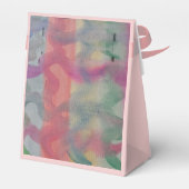 Abstracte kunst van pasta bedankdoosjes (Achterkant)