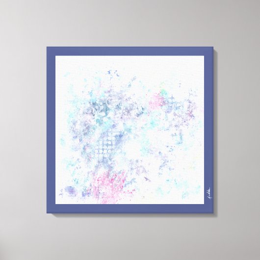 Abstracte kunst van pasta canvas afdruk (Voorkant)