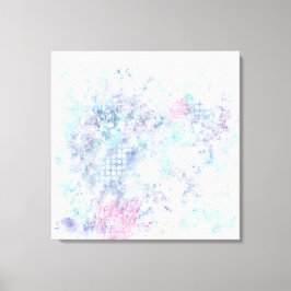 Abstracte kunst van pasta canvas afdruk