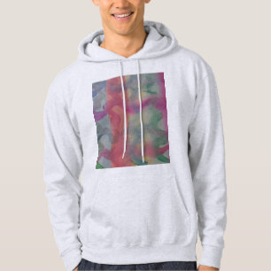 Abstracte kunst van pasta hoodie