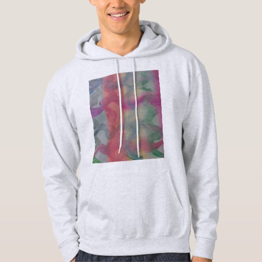 Abstracte kunst van pasta hoodie (Voorkant)