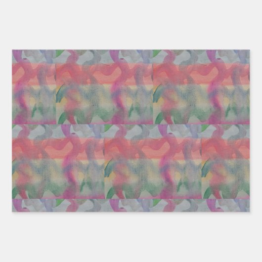 Abstracte kunst van pasta inpakpapier vel (Voorkant 2)