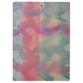 Abstracte kunst van pasta klembord (Achterkant)