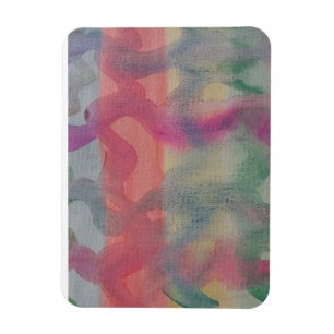 Abstracte kunst van pasta magneet