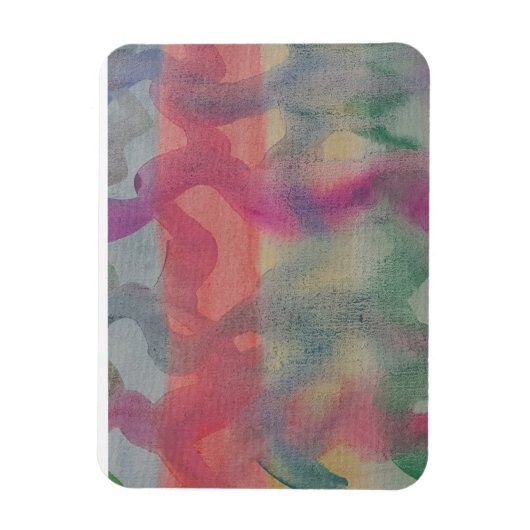 Abstracte kunst van pasta magneet (Verticaal)