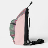 Abstracte kunst van pasta sling bag (Rechts)