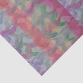 Abstracte kunst van pasta tissuepapier (Detail)