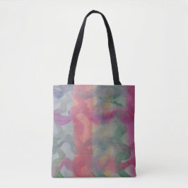 Abstracte kunst van pasta tote bag