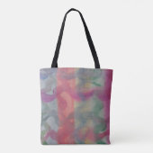 Abstracte kunst van pasta tote bag (Achterkant)