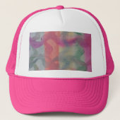 Abstracte kunst van pasta trucker pet (Voorkant)