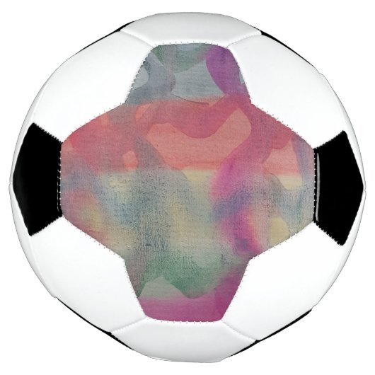 Abstracte kunst van pasta voetbal (Gedraaid)