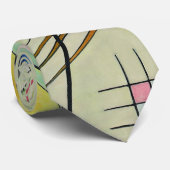 Abstracte kunst van Paul Klee Stropdas (Opgerold)