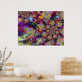 Abstracte kunst van Pavement 2 Poster (Keuken)