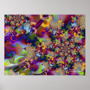 Abstracte kunst van Pavement 2 Poster