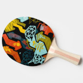 Abstracte kunst van pijlen Ping Pong Paddles Tafeltennisbatje (Zijkant)